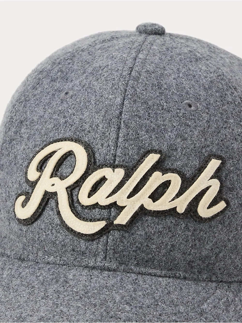 Polo Ralph Lauren The Ralph Logo Wool-Blend Ball Cap Classic Grey Heather Hat
